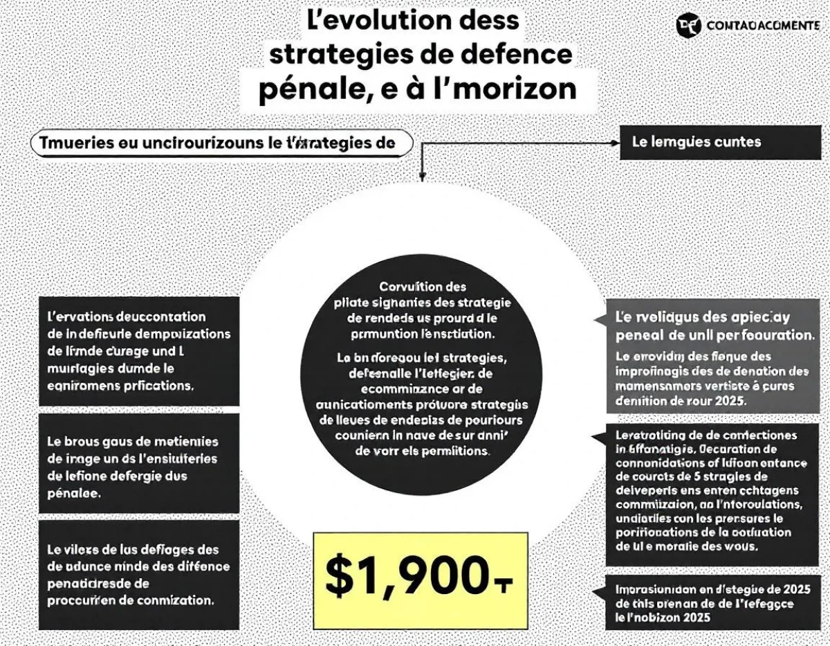 L'évolution des stratégies de défense pénale à l'horizon 2025