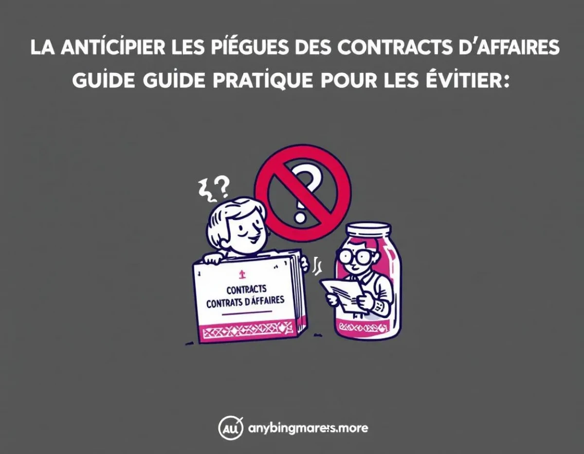 Anticiper les Pièges des Contrats d'Affaires : Guide Pratique pour les Éviter